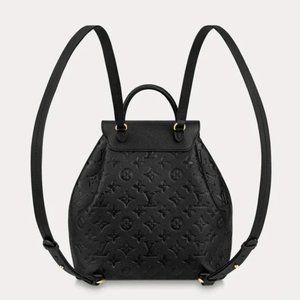 Louis Vuitton Leather Black Bag
